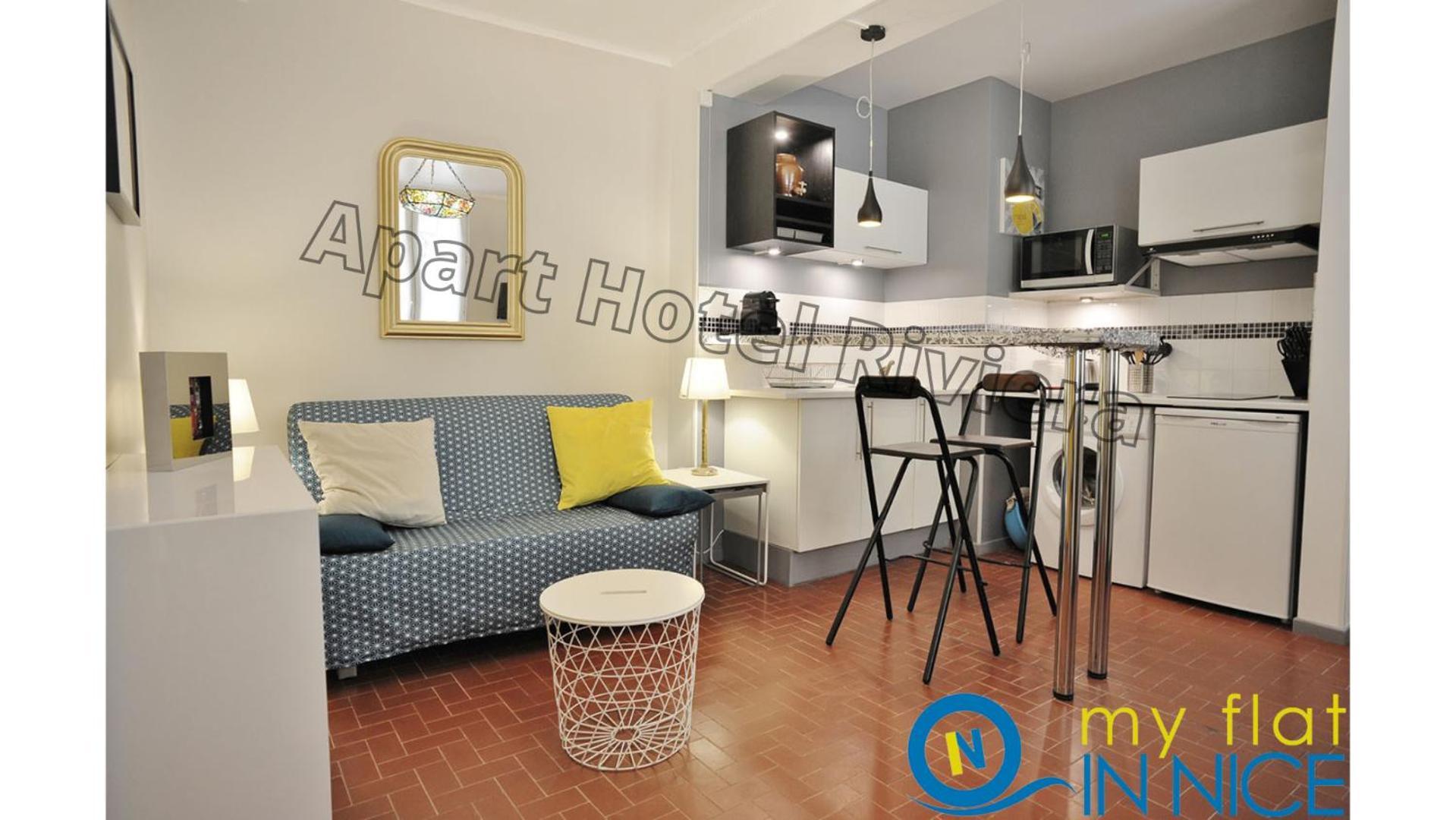 Aparthotel Riviera - Vincent 1 - Vieille Ville - Appartement Superieur 2 Pieces Ac นีซ ภายนอก รูปภาพ